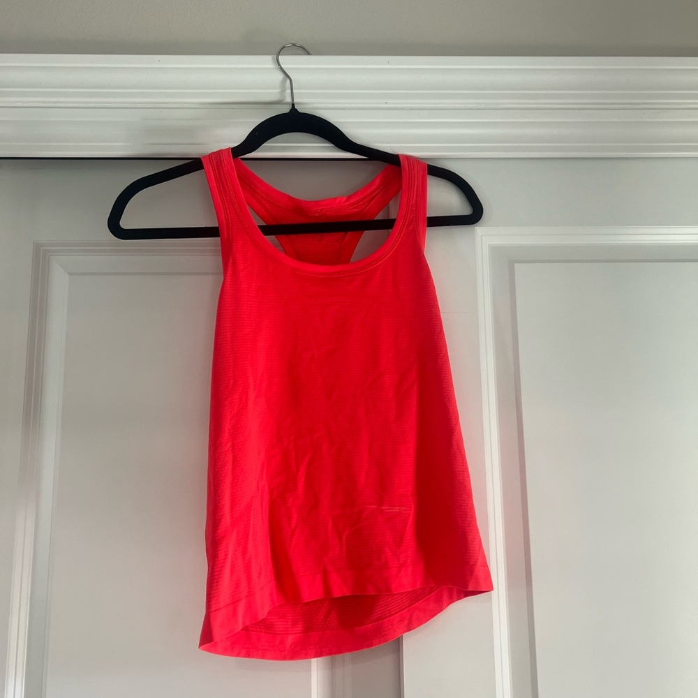 Lululemon Athletica Bright Red Tank Top